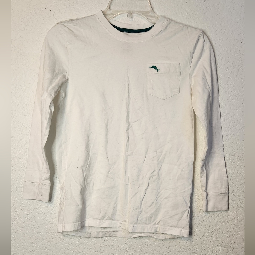 Kids‎ Tommy Bahama Long Sleeve White T-Shirt, L (10-12)
